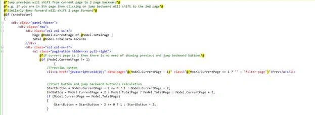 creating a Custom Datatable in MVC using Entity Framework and Jquery / Ajax