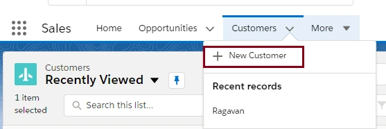 Creating A Custom Object in SalesForce