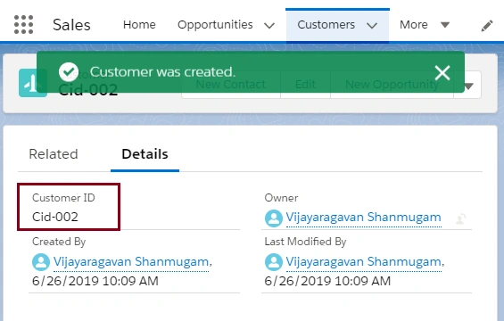 Creating A Custom Object in SalesForce