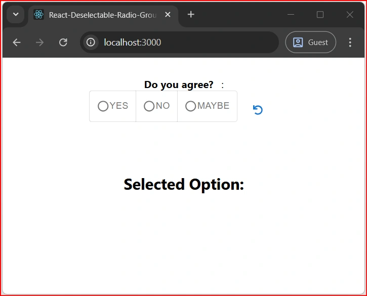 Selected options