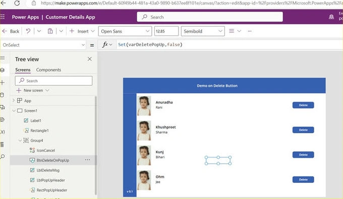 Control inside the Group