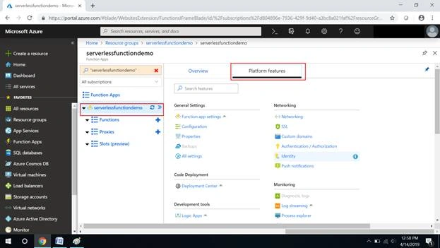 Creating A Function In Azure Portal