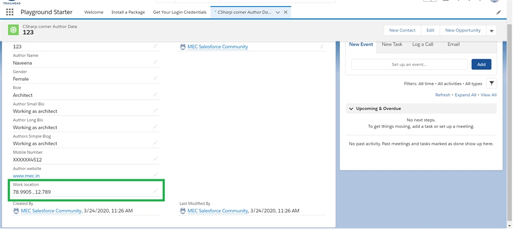 Creating A Geo-Location Field Data Type In Salesforce Object