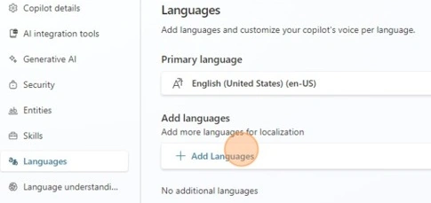 Add Languages