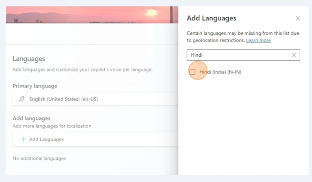 Select Hindi