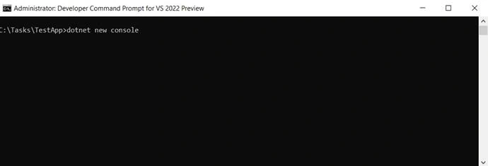 Creating A .NET Application From The CLI