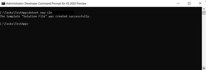 Creating A .NET Application From The CLI