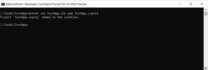 Creating A .NET Application From The CLI