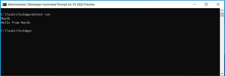 Creating A .NET Application From The CLI