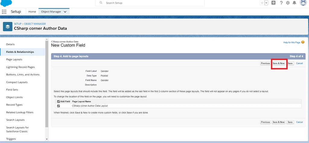Creating A Picklist And Multiselect Picklist In Salesforce Object