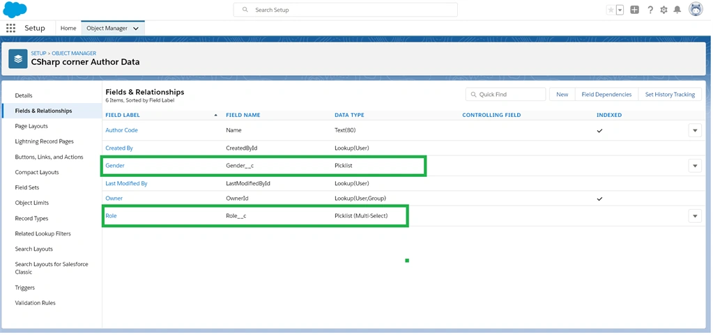 Creating A Picklist And Multiselect Picklist In Salesforce Object