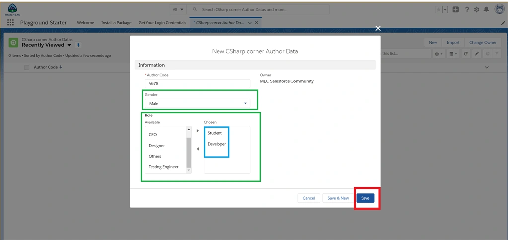 Creating A Picklist And Multiselect Picklist In Salesforce Object