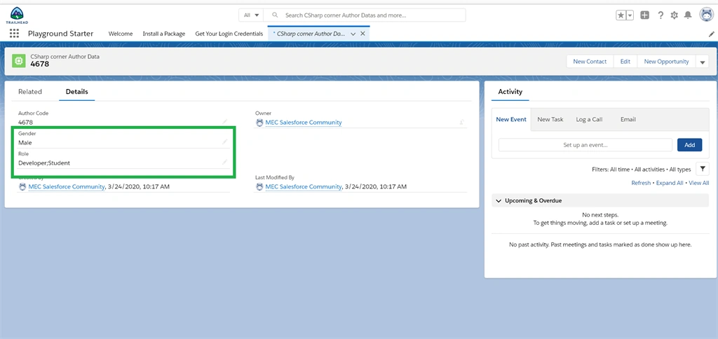 Creating A Picklist And Multiselect Picklist In Salesforce Object