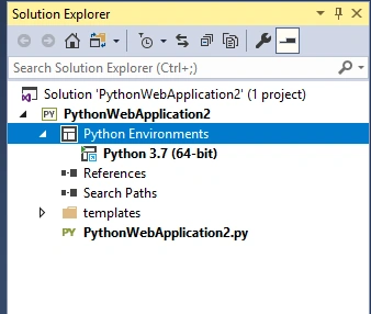 Creating A Python Web App From Scratch Using Python Flask In Visual Studio 2017
