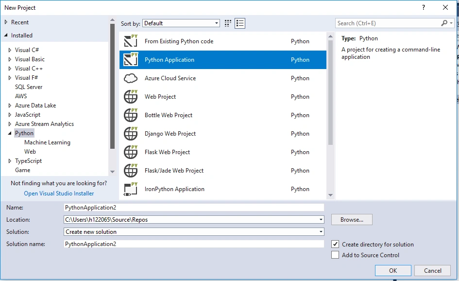 Creating A Python Web App From Scratch Using Python Flask In Visual Studio 2017