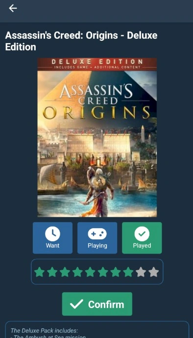App screen