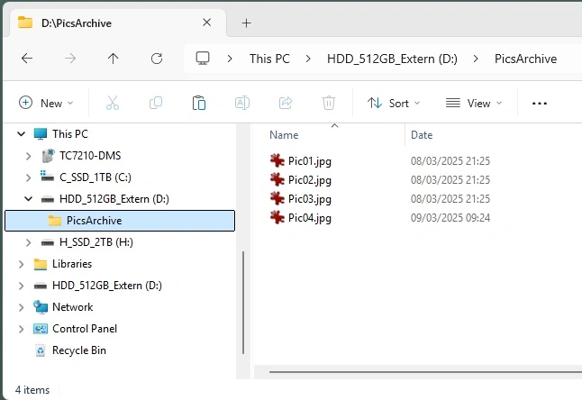 External drive