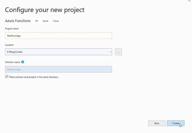 Creating A REST API With Azure Functions