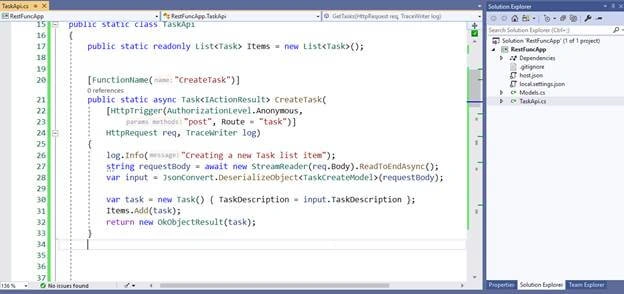 Creating A REST API With Azure Functions