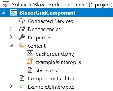 Solution Blazor Grid-2