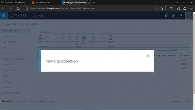 Private Site Collection
