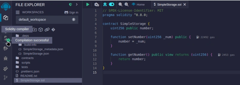 SimpleStorage.sol-Compile