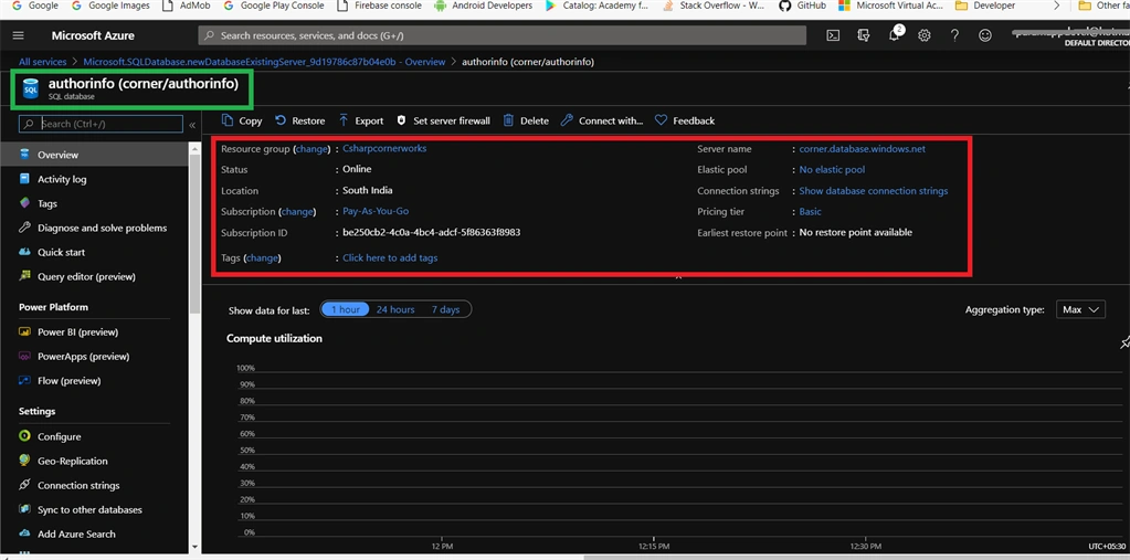Creating A SQL Database In Azure Cloud