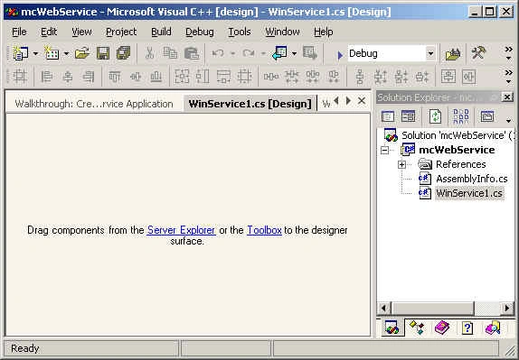 Create Windows Services
