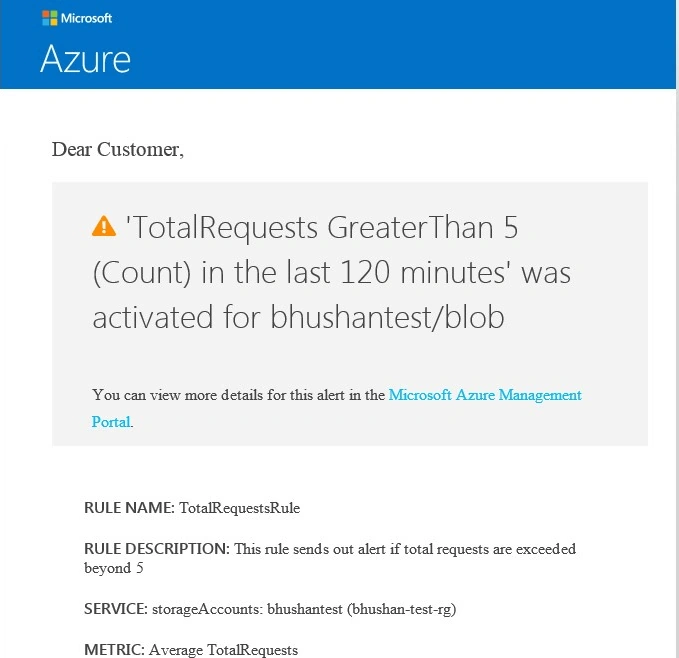 notification