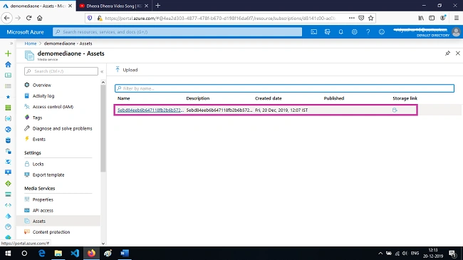 Overview Of Azure Media Services With Uploading A File