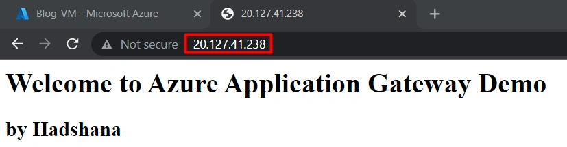 Create an application gateway