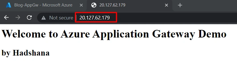 Create an application gateway