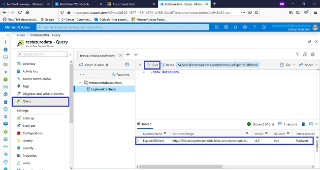 Creating An Azure Data Explorer Cluster And Database In Azure