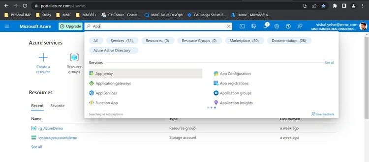 App Service Search