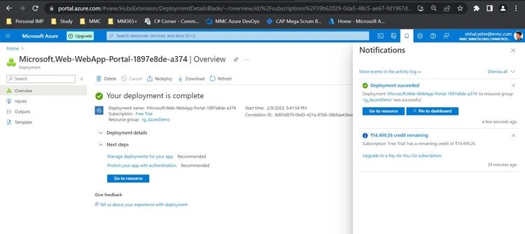Web App Deployed 