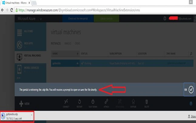 retrieving a file