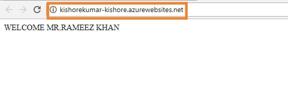 Azure webApps
