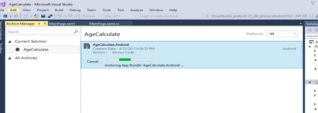 Visual studio 2017
