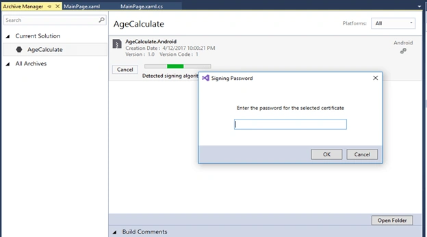 Visual studio 2017