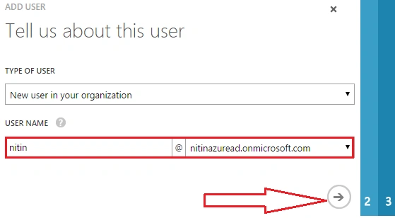 user name