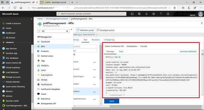Creating Azure API Management Instance Service