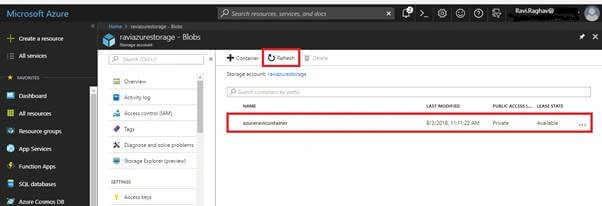 Creating Azure Blobs using ASP.NET Core C# Console Application