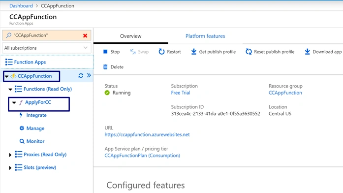 Creating Azure Functions In Visual Studio 2017 - HTTP Triggered Azure Functions