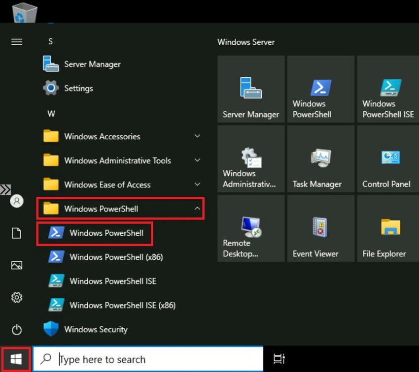 Window powershell