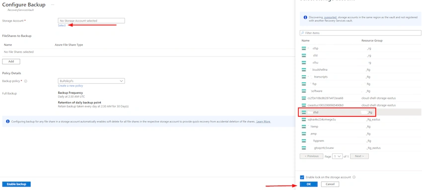 Creating Backups using Recovery Services Vaults