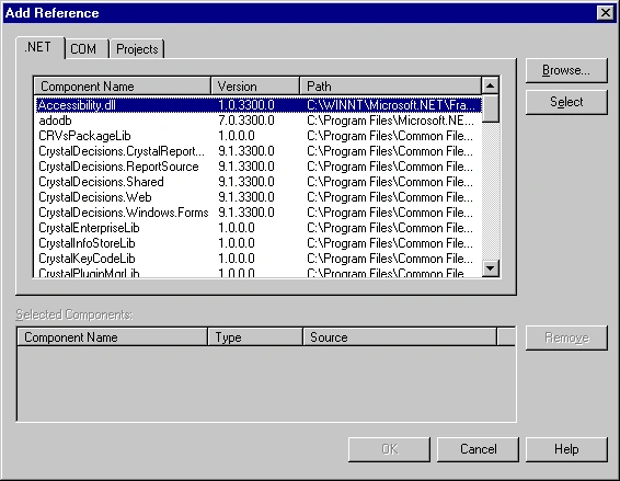 add reference in c#