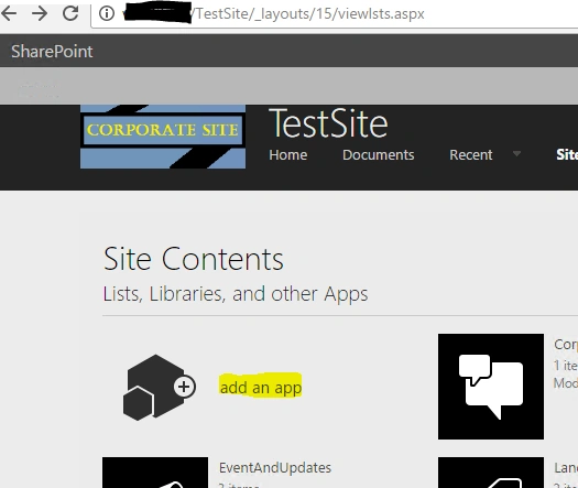 Site Contents