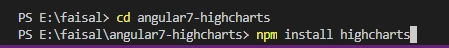 Creating Chart In Angular 7