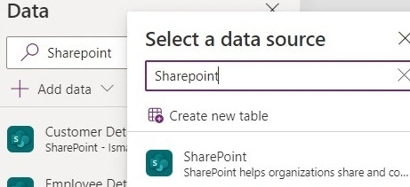 Data select a data source-