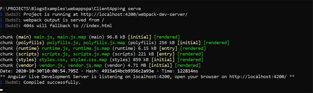 Creating Components And Applying Template In Angular .NET Core